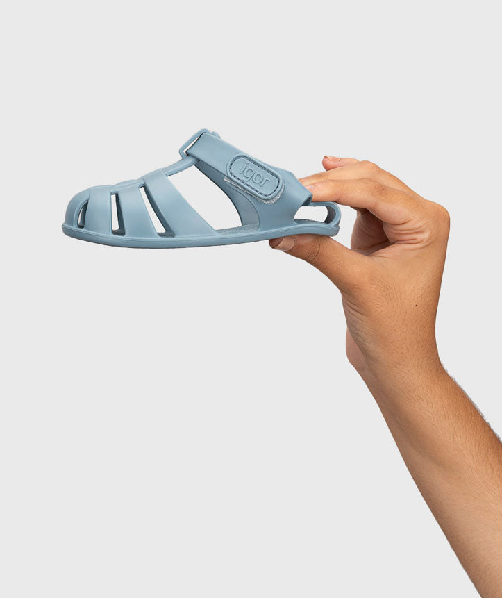 S10324 225 Sandália Nemo solid oceano