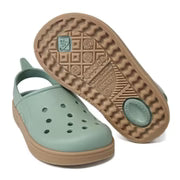 Sandalias Boatilus Cloggy Verde Pastel Praia