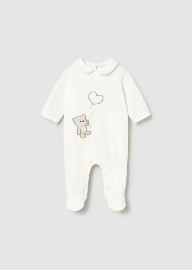 Babygrow bordado recém nascida