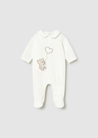 Babygrow bordado recém nascida