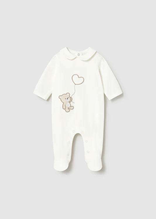 Babygrow bordado recém nascida