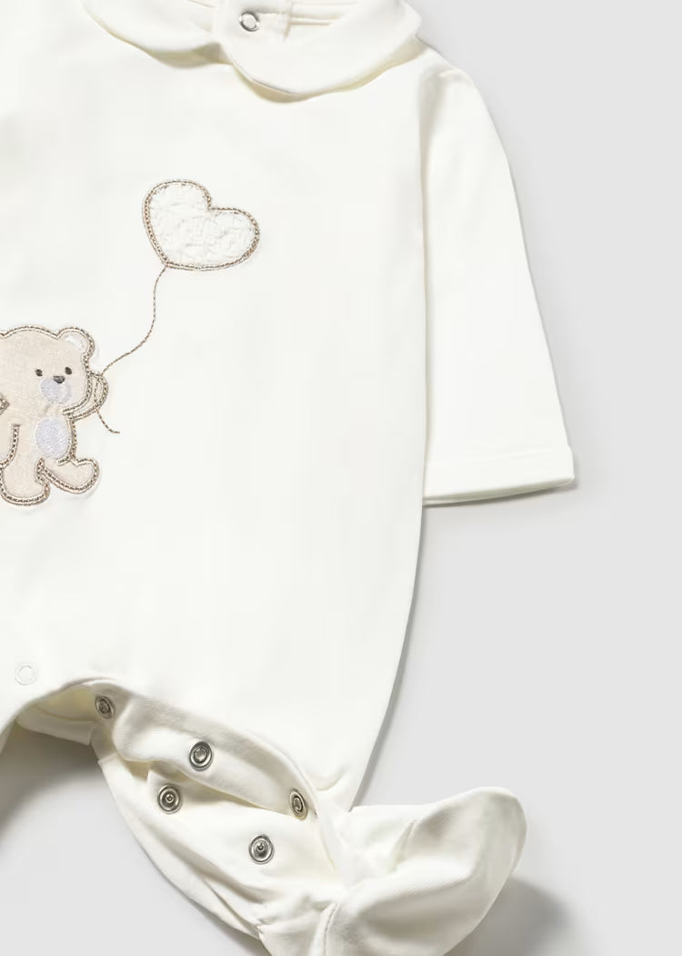 Babygrow bordado recém nascida
