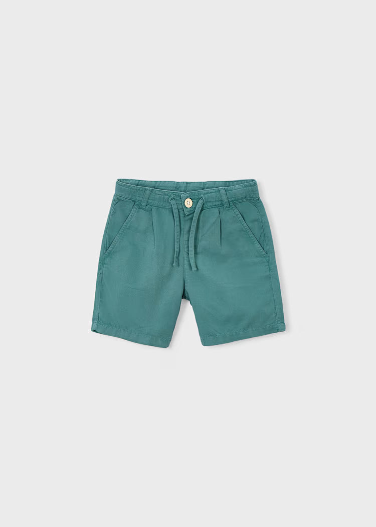 Bermuda relaxed fit com linho menino