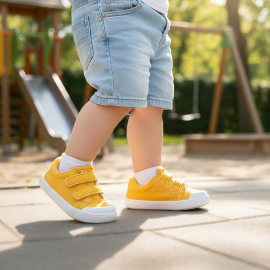 Canvas Barefoot Baby Free Amarelas