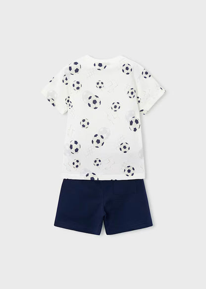 Conjunto bermuda e t-shirt menino