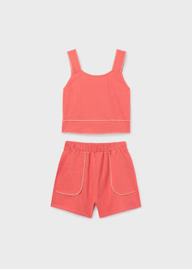 Conjunto Calcao E Top Rapariga Flamingo