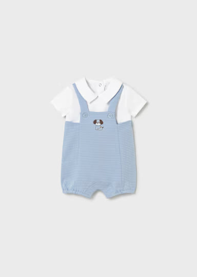 Jardineira Simulada Recem Nascido Ceu