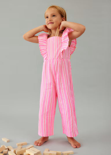 Macacao Riscas Menina Candy