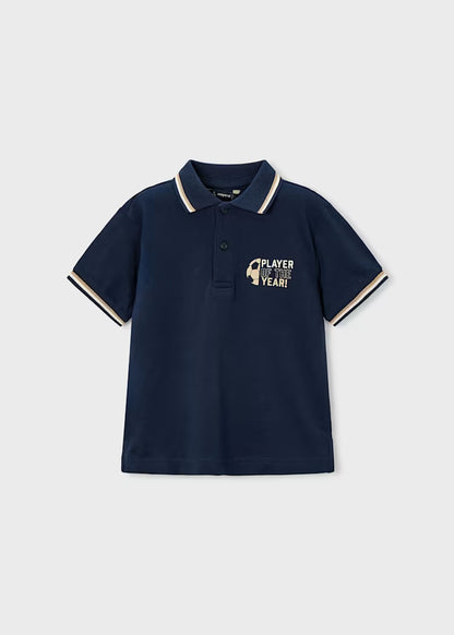 Polo azul marinho