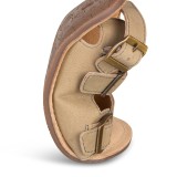 Sandália Barefoot em pele caqui (1126025)