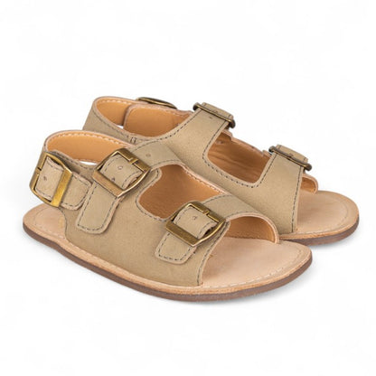 Sandália Barefoot em pele caqui (1126025)