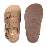 Sandália Barefoot em pele caqui (1126025)