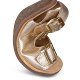 Sandália Barefoot douradas em pele (1126025)