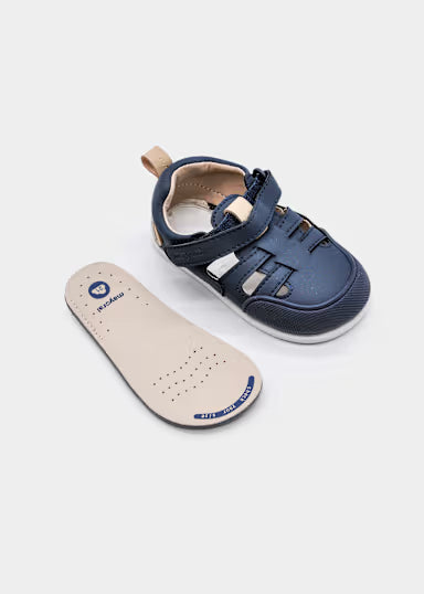 Sandalias Barefoot Bebe Marinho