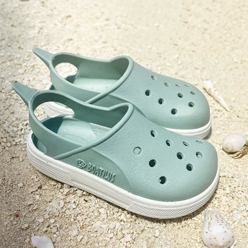 Sandalias Boatilus Cloggy Verde Pastel Praia