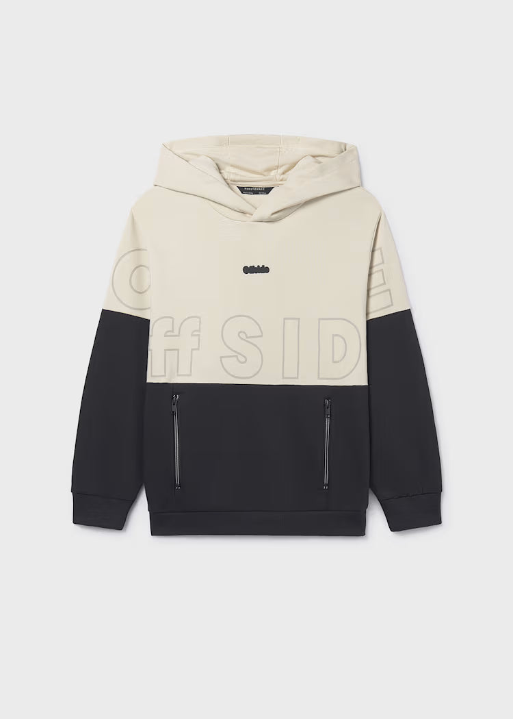 Sweat capuz fechos rapaz