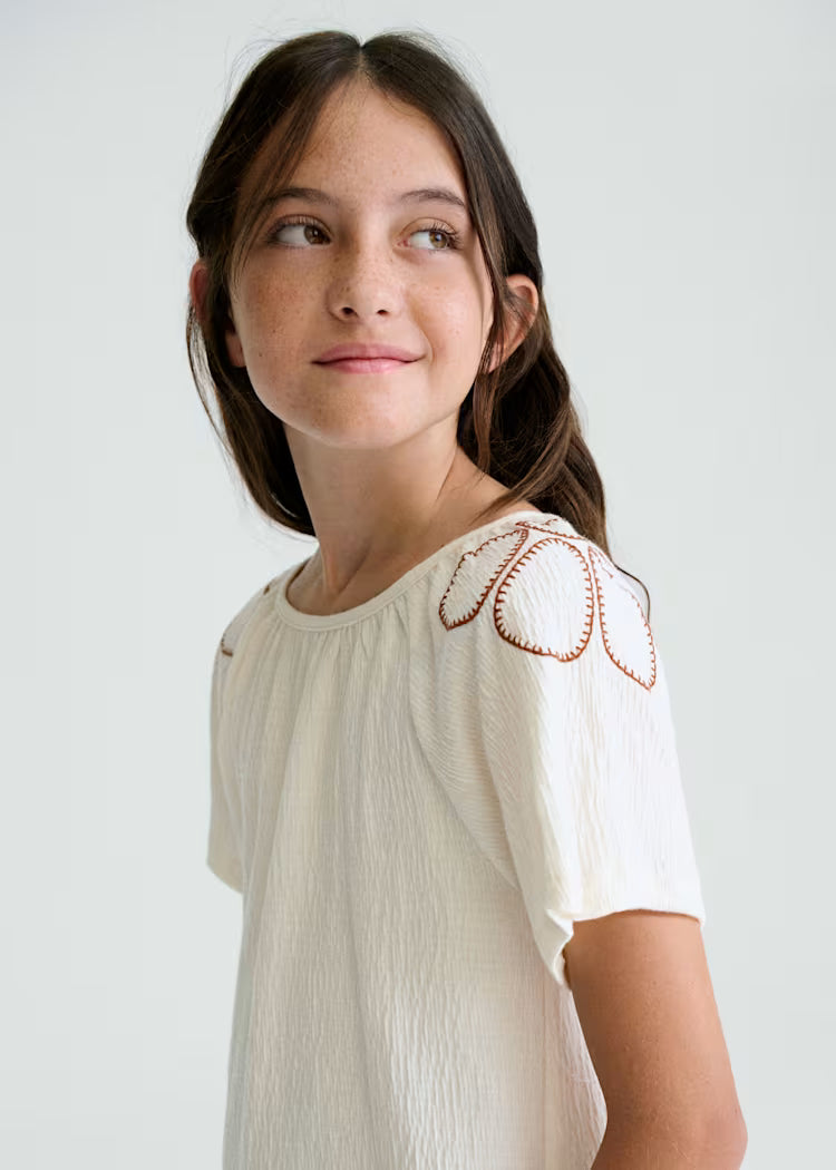 T-shirt bambula rapariga