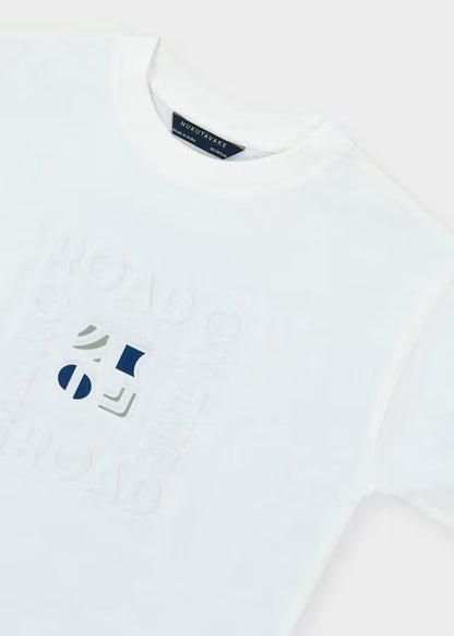 T-Shirt Relevo Rapaz Nata