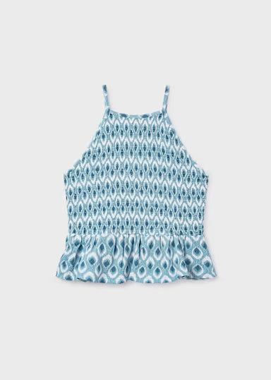 Top Estampado Rapariga Alga