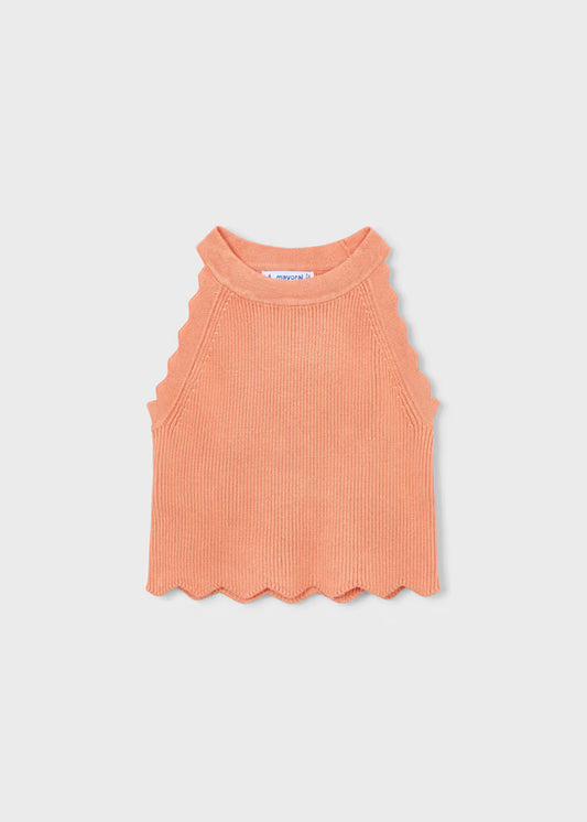 Top gola halter menina