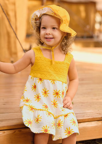 Vestido combinado bebé