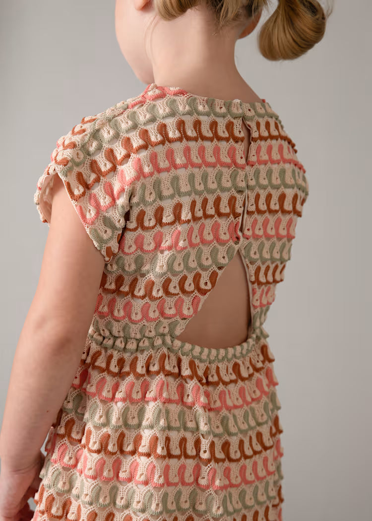 Vestido croché menina