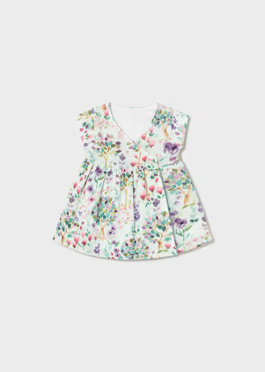 Vestido Reversivel Recem Nascida Agua
