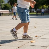 Canvas Barefoot Baby Free Xadrez